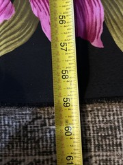 Harriet Sawyer For Euro American Text Corp Fabric Black Pink Lilly 161x 116”