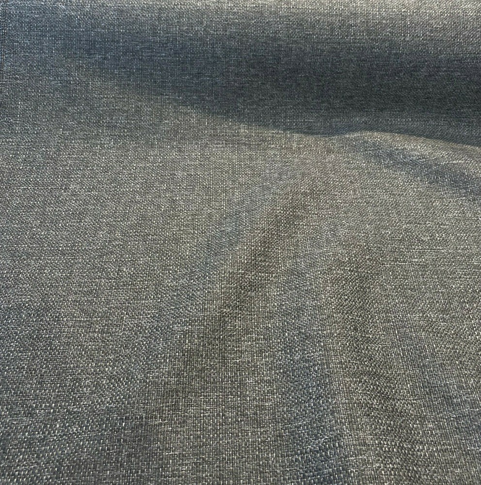 Chenille Performance Sampson Charcoal Gray Upholstery Fabric by the yard