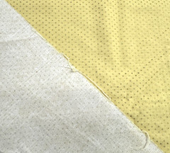 Metallic Gold Dot Yellow Cotton Fabric Gold Standard Maria Kalinowski BTHY #61