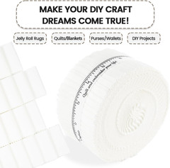 -20 Options-100% Cotton Jelly Roll Fabric Precut Strips for Quilting, Crafting,