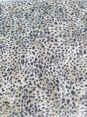 Leopard Animal Print Sweater Knit Fabric 60″ Wide 2 Yards Brown Black Soft