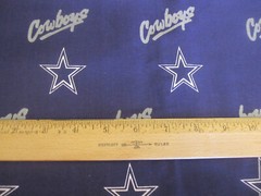 DALLAS COWBOYS NFL 100% COTTON Blue White Star 1994 BTY x 60