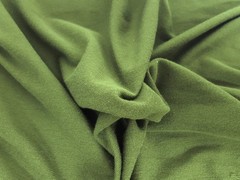 Modal Cotton Spandex French Terry Fabric Knit by the Yard Army Green 8/19