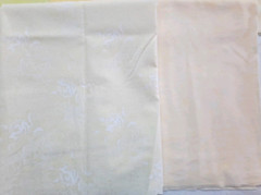 Lot of 5 Shades of Yellow Cotton Quilting Fabric 1/2 Yard each (Total 2 1/2 Yds)