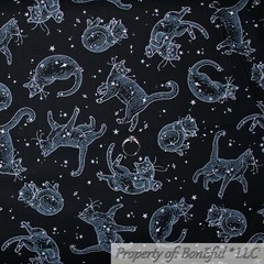 BonEful Fabric FQ Cotton Quilt Black Red White Blue Statue of Liberty Fireworks