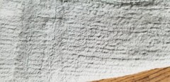 Terry Chenille Pastel Aqua Cotton Fabric Pieces- Cutter