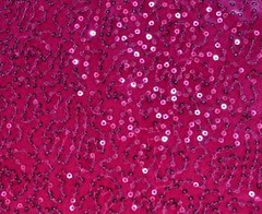 56″ wide by 40″ Long Pink Sequin Velour Velvet Material Quality Fabric