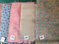 YOUR CHOICE: SCRAPS, FQs 1/4 Yds paisley floral calico cotton quilting Fabric