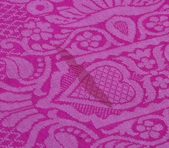 Sushila Vintage Indian Magenta Scrap Saree Pure Georgette Silk Woven Sari Fabric