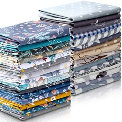 Tatuo 30 Pieces 10 x 10 Inches Spring Cotton Fabric 10 Inches, Assorted