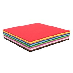 Craft Stiff Felt Squares – 12×12″ – 36pk, 12 Colors (3 Each)
