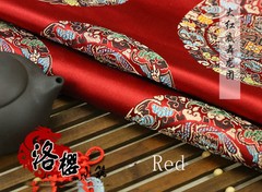 Chinese Ancient Costume Pillow Jacquard Cloth Senior Clothes Woven Damask Fabric