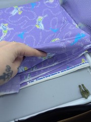 Disney Tinker Bell Fabric Purple Classic Almost 3 Yards 102″X44″