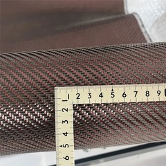 3k 200g 2x2ordinary twill real carbon fiber and metal wire mixed weaving, fabric