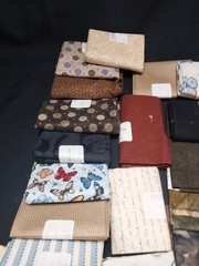 Lot of 20 Fat Quarters Cotton Fabric Mixed Colors & Themes