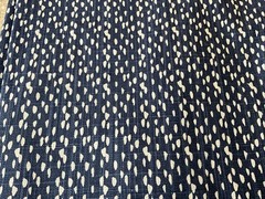Blue Dot 1 Yard Fabric Remnant 54” X 36” Designer Material Heavy Duty