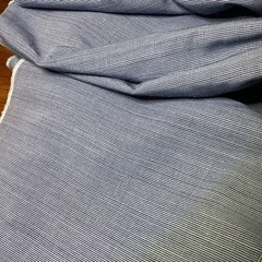 New Fabric, 6 Yards,20 Inches By 56 Wide , Dark Blue Osnabury Fabric.
