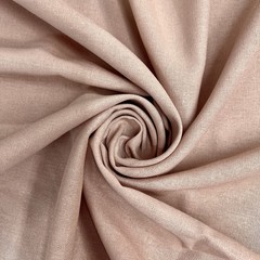 Karla BLUSH PINK Soft Hand Feel Linen Rayon Fabric by the Yard for Clothes, Cos