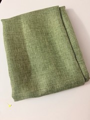 Upholstery Green Fabric 2 Cuts 38×50 in Each (2.8 Yards Total) Linen Look New