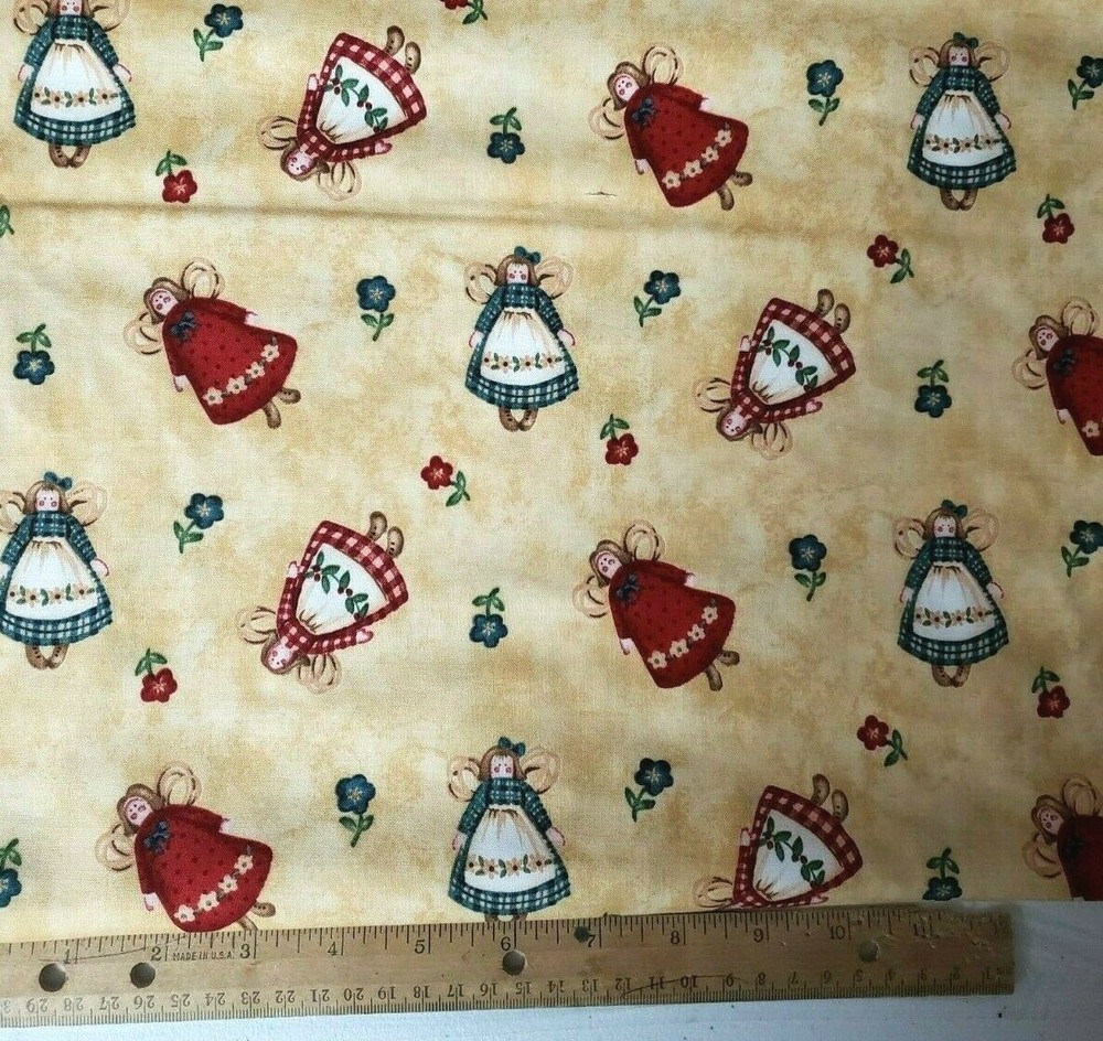 ****** RED ROOSTER FABRIC ANGELS COUNTRY COUSINS FABRIC *****