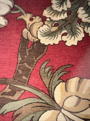 Thibaut Fabric 25” Sq. Barrington Red River Road F93812 Cotton Nylon Chenille