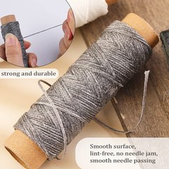 BUTUZE 660 Yards Leather Sewing Waxed Thread – 150D 55 Per 12Colors a