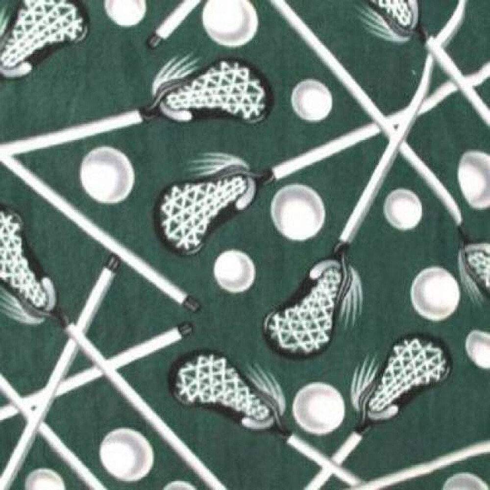 LaCrosse Hunter Green Print Fleece Fabric – 60″ Wide – Sold by The Yard & Bolt