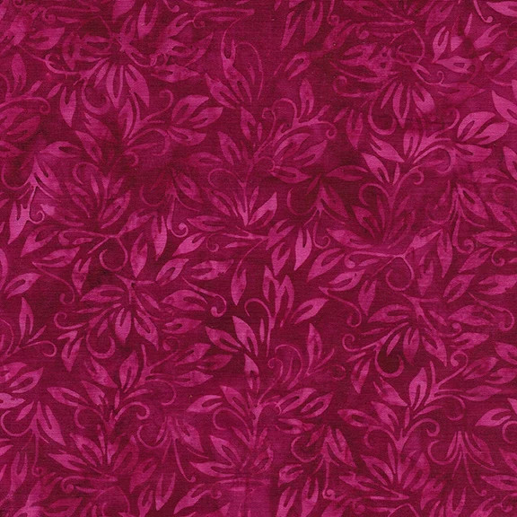 ISLAND BATIK – Tropical Bliss by Kathy Engle – Palm Cluster – Pink Magenta –