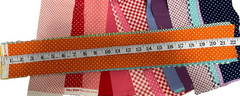 Riley Blake Designs PRECUT STRIP PACK (3″ x 21″) 24 Ct/Dots, Solids, Checks