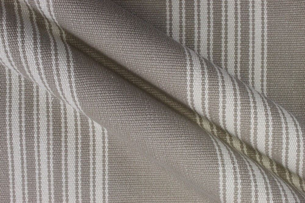 Farmhouse Stripe Cotton & Linen Heavy Fabric by the yard