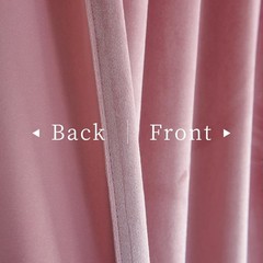 Roslynwood Velvet Blush Pink Curtain 84 inches Long – Curtains Thermal Insula…