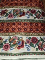 Vintage Free Spirit Floral Traditional Stripe Fabric San Marco 3 Yards