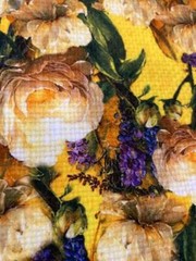 Authentic Top Italian designer. Made in Italy cotton fabric 154 x 150 cm