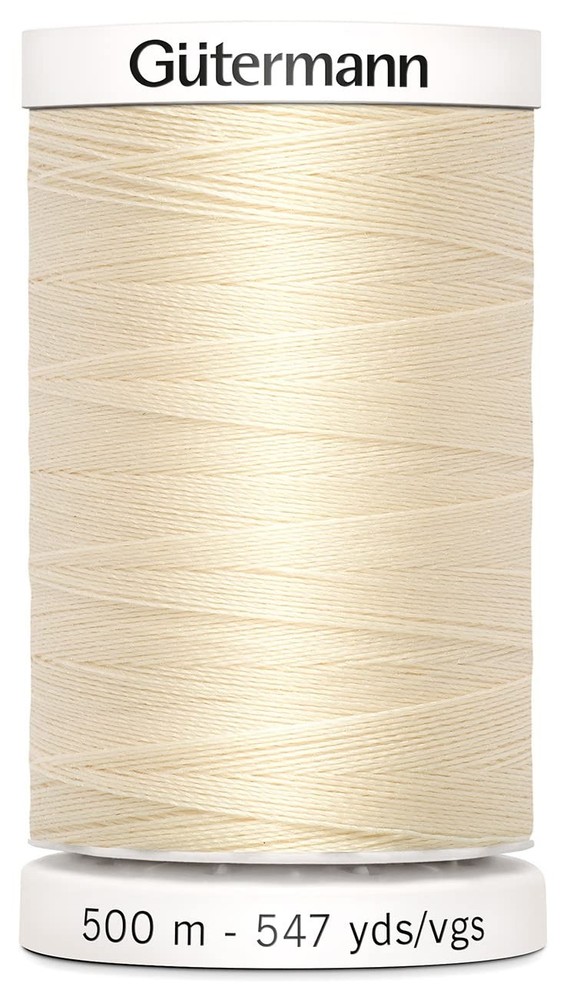 Gutermann Sew-All Thread 547yd, Ivory Each, 800