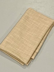 Linen & Cotton Beige Fabric Remnant – 58″L x 36″ New 1 Yard