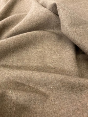 3 YDS Handwoven Natural Taupe Wool – Rustic Tweed SOFT Homespun 63″ wide 7.4 oz