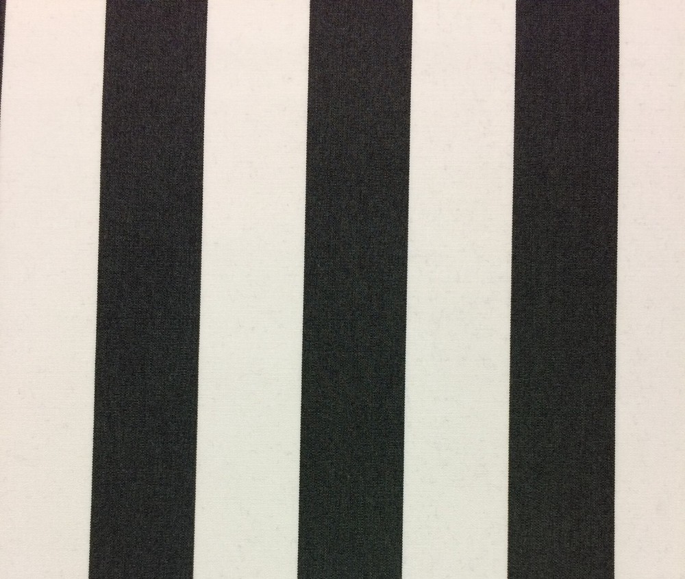 BALLARD DESIGN CANOPY STRIPE BLACK WHITE SUNBRELLA OUTDOOR 1.75 YARDS 54″W