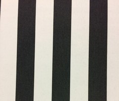 BALLARD DESIGN CANOPY STRIPE BLACK WHITE SUNBRELLA OUTDOOR 1.75 YARDS 54″W
