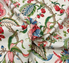 COVINGTON LEICESTER 100 MULTI LARGE FLORAL MULTIPURPOSE FABRIC BY YARD 54″W