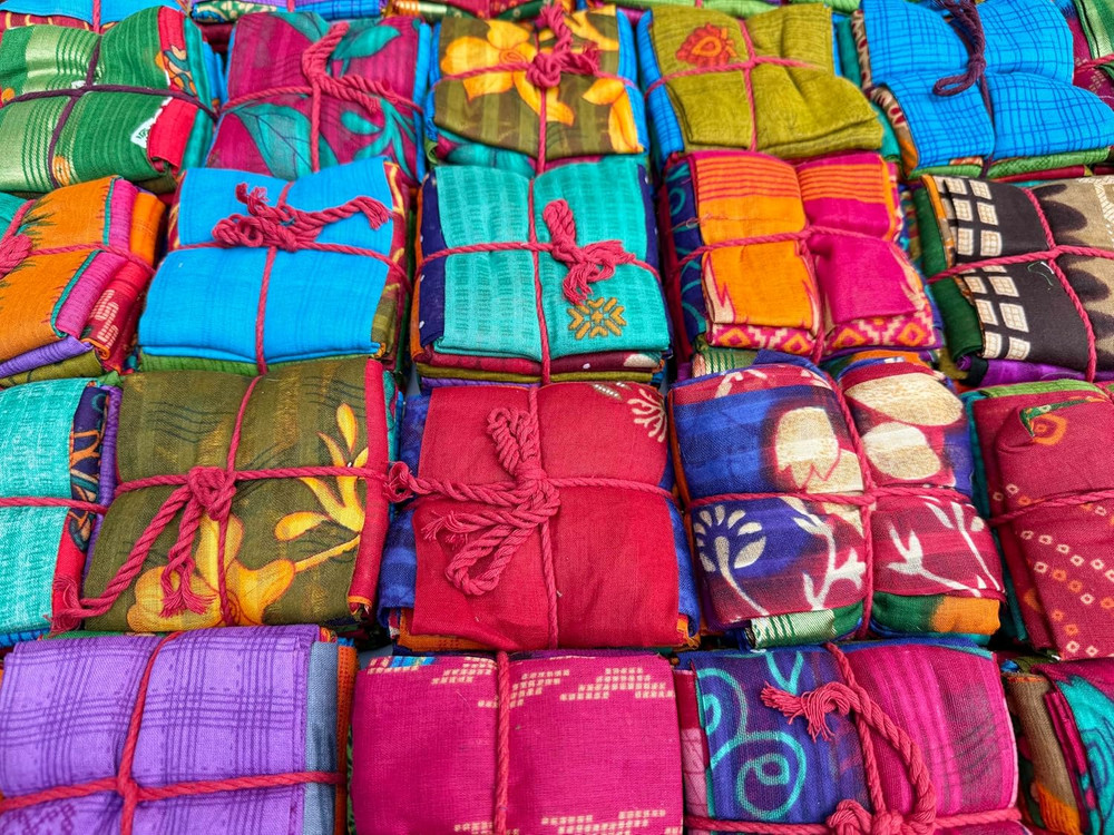 Makers Craft 12 Pieces 18” X 22” Vintage Pattern Printed Multicolor Indian Cot