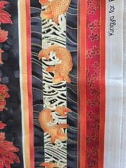 Vintage Cotton Quilt Fabric Red Rooster Fabrics Lot