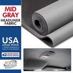 Premium Headliner Fabric with Foam Backing for Car Ceiling Fabric Repair 60″ (W)