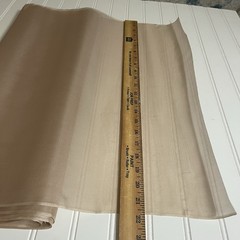 SILK BEIGE, FABRIC 10 Yards x 21 Inches Wide or 360 Inches x 21 Wide