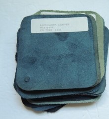 LACKAWANNA LEATHER SUEDE FINE CALFSKIN 18 COLORS, blue green NEW 4.5″