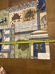 Jane Churchill Indian Summer Blue J312F-01 Fabric Remnant 26″ x 26″ Cowtan