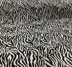 PowerNet Stretch Mesh Nylon Spandex Sheer Printed Black White Zebra Z504