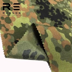 500D 1000D Nylon Germany Flecktarn Camo Fabric German Military Multitarn Cloth