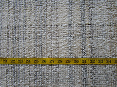 KARMIN in Mineral 4.16 yds Fluffy loop Boucle Upholstery Fabric Ivory Beige Grey