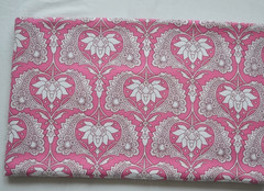 Pink & White Hand Block 100% Cotton 4 Yard Fabric NO TARRIF CHARGES 100%✅KK5