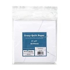 Lori Holt Crazy Quilt Paper 5″ x 5″ Pieces 42ct Riley Blake Precuts (M218.10)
